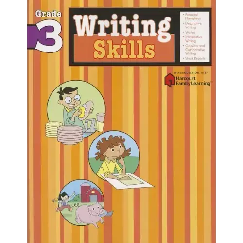 Writing Skills: Grade 3 (Flash Kids Harcourt Family Learning)