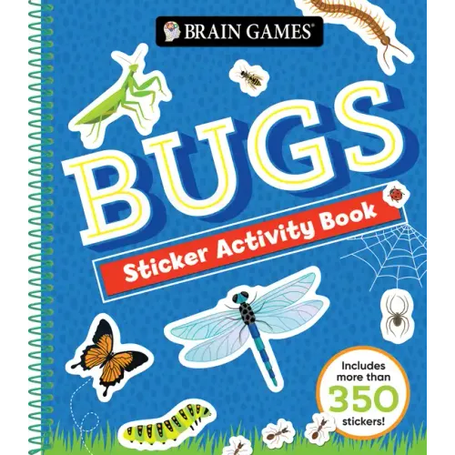 Brain Games - Sticker Activity Book: Bugs