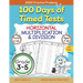 100 Days of Timed Tests, Horizontal Multiplication, and Division Facts 1 to 12, Grade 3-5, Math Drills, Daily Practice Math Workbook