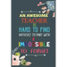 An Awesome Teacher Is Hard To Find Difficult To Part With & Impossible To Forget: Teacher Appreciation Gift, Teacher Thank You Gift, Teacher End of th
