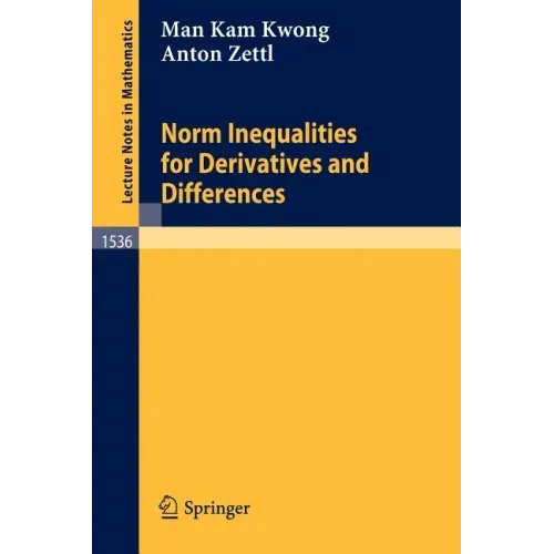 Norm Inequalities for Derivatives and Differences