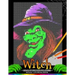 Witch Color by Numbers for Adults: Halloween Mosaic Coloring Book Stress Relieving Design Puzzle Quest