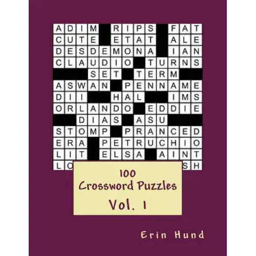 100 Crossword Puzzles Vol. 1