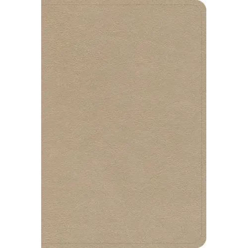CSB Large Print Compact Reference Bible, Gold Leathertouch