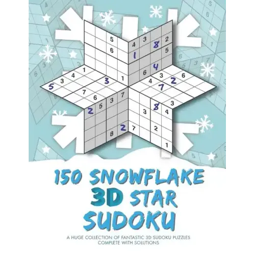 150 Snowflake 3D Star Sudoku