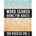 Word Search Books For Adults: 100 Word Search Puzzles - (Word Search Large Print) - Activity Books For Adults Vol.1: Word Search Books For Adults