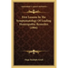 First Lessons in the Symptomatology of Leading Homeopathic Remedies (1904)
