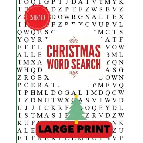 Christmas Word Search Large Print: Christmas Word Find, Christmas Puzzles, Large Print Word Search, Large Print Word Find