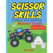 Scissor Skills Cutting and pasting Monster trucks activity pad for kids: my first cutting book, Monster trucks Coloring Book & Scissor Activities, Cut