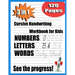 cursive handwriting workbook for kids: 3 in 1 Writing Practice Book to Master Letters, beginning cursive handwriting workbook, the complete cursive ha
