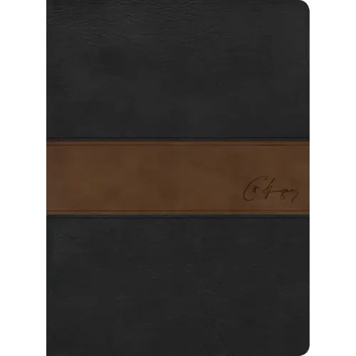 Rvr 1960 Biblia de Estudio Spurgeon, Negro/Marrón Símil Piel