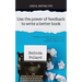 Use the Power of Feedback to Write a Better Book: Useful Writing Tips