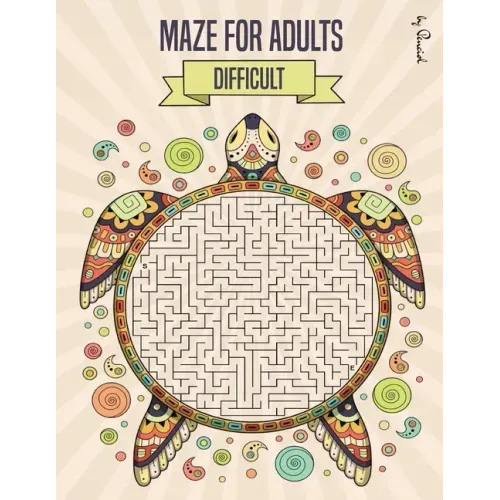 Maze for Adults Difficult: Maze puzzle book for adults - 150 Difficult Mazes and Labyrinth - Big book of mazes for adults - Can you escape the maze?