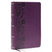 KJV Holy Bible: Large Print Single-Column with 43,000 End-Of-Verse Cross References, Purple Leathersoft, Personal Size, Red Letter, Comfort Print: Kin