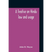 A Treatise On Hindu Law And Usage