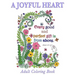 Christian Coloring Book: A Joyful Heart: Inspirational Quotes from the Bible