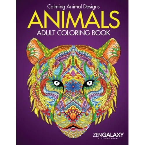 Adult Coloring Book: Animals: Calming Animal Designs