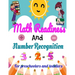 Math Readiness And Number Recognition. For preschoolers and toddlers: Preschoolers and Toddlers Math Workbook Ages 3-5-Pages in COLOR-8,5" x 11"-Suita