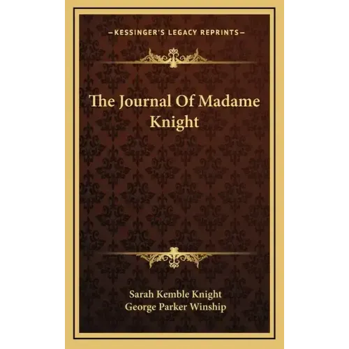 The Journal of Madame Knight