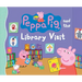 Peppa Pig and the Library Visit: (Children's Picture Book about Going to the Library with Reversible Coloring Poster for Toddlers, Preschoolers, and K