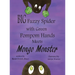 Big Fuzzy Spider with Green Pompom Hands Meets Mongo Monster