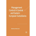 Management Control in Central and Eastern European Subsidiaries