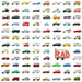 Rad Cars with Rad Surfboards on Them