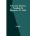Notes and Queries, Number 08, December 22, 1849