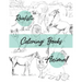 Realistic animal coloring books: coloring book