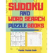 Sudoku And Word Search Puzzle Books: Adult Brain Games And Puzzles