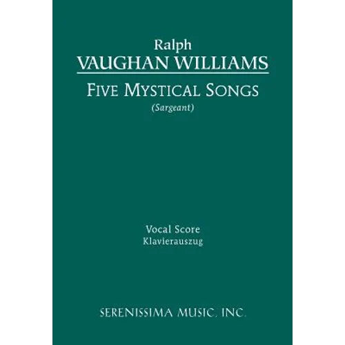 Five Mystical Songs: Vocal score