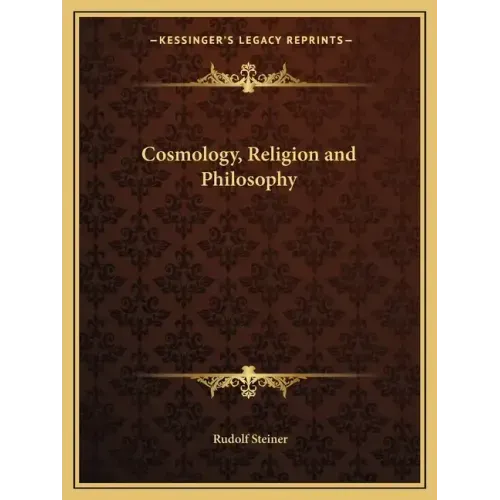 Cosmology, Religion and Philosophy