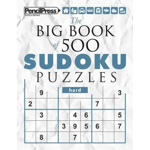 The Big Book of 500 Sudoku Puzzles Hard (with answers)