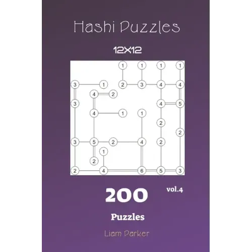 Hashi Puzzles - 200 Puzzles 12x12 vol.4