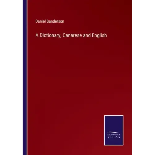 A Dictionary, Canarese and English