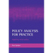 Policy Analysis for Practice: Applying Social Policy