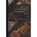 State of California Statement of Vote; 1952-62