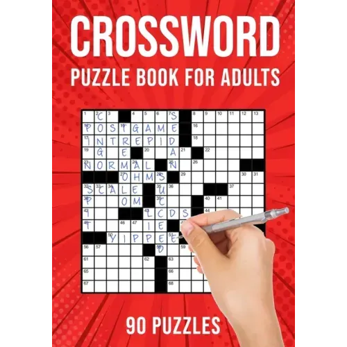 Crossword Puzzle Books for Adults: Cross Words Activity Puzzlebook 90 Puzzles (US Version)