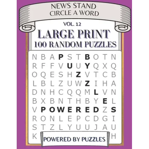 News Stand Circle a Word Vol.12: Large Print 100 Puzzles