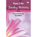 Easy Like Sunday Morning Vol 2: Crossword Puzzles Easy Edition