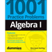 Algebra I: 1001 Practice Problems for Dummies (+ Free Online Practice)