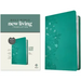 NLT Super Giant Print Bible, Filament Enabled (Leatherlike, Peony Rich Teal, Red Letter)