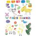 My first finger drawings: Cute animals finger painted, easy to draw for toddlers or small kids