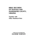 Bible Records of Suffolk and Nansemond County, Virginia