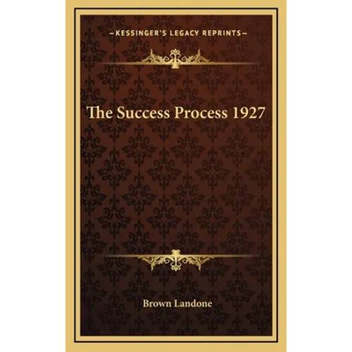 The Success Process 1927