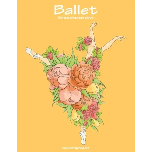 Ballet libro para colorear para adultos 1