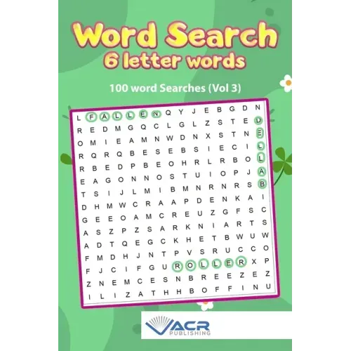 Word search- 6 Letter Words: 100 Word Searches