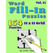 Word Fill-In Puzzles: Fill In Puzzle Book, 154 Puzzles: Vol. 13