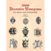 5000 Decorative Monograms for Artists and Craftspeople