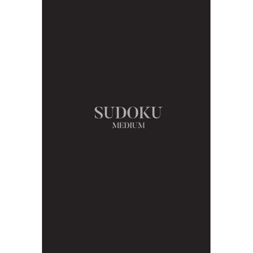 Sudoku Medium: 100 Medium Sudoku Puzzles, 6x9 Travel Size, Great for Beginners, Great Gift, Stocking Stuffer, Get Well Soon Gift